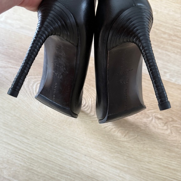 Bottega Veneta Black Wrapped Leather Pointed Toe Pumps 39.5 - Picture 9 of 11